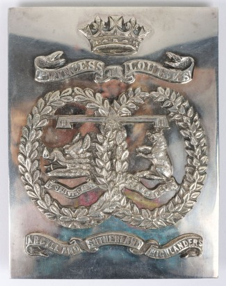 * Volunteer Battalion Argyll & Sutherland Highlanders Officers Shoulder Belt Plate
