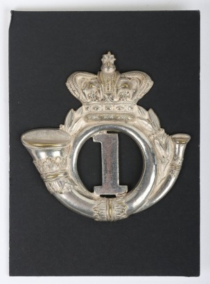 * Victorian 1st Lanarkshire Rifle Volunteers Pouch Badge