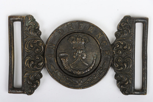 * Victorian Forfar Rifle Volunteers Waist Belt Clasp