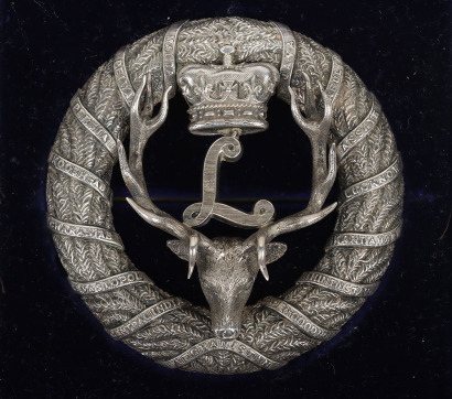 * Seaforth Highlanders Officers Plaid Brooch