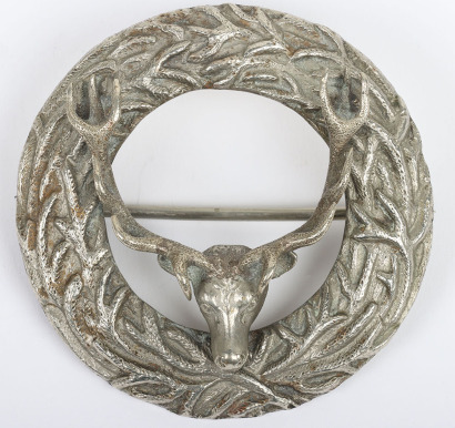 * 3rd Volunteer Battalion Seaforth Highlanders Pipers Plaid Brooch