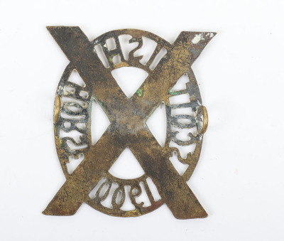 * Rare Boer War Slouch Hat Badge of the Scottish Horse - 2