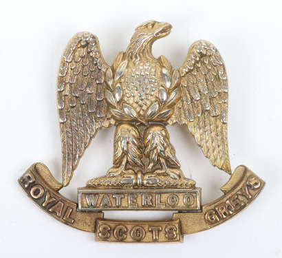 * Royal Scots Greys Officers Cap Badge