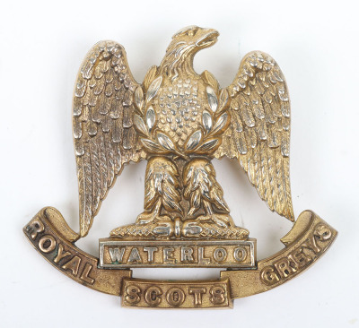 * Royal Scots Greys Officers Cap Badge