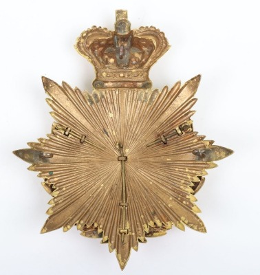 * Victorian Kings Own Scottish Borderers Officers Home Service Helmet Plate - 2
