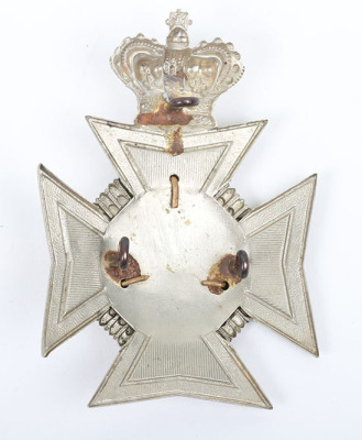 * Victorian South African Duke of Edinburgh&rsquo;s Own Volunteer Rifles Officers Helmet Plate - 2