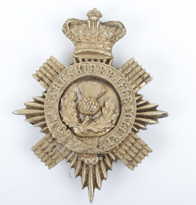 * Victorian Lanarkshire Rifle Volunteers Officers Pouch Badge