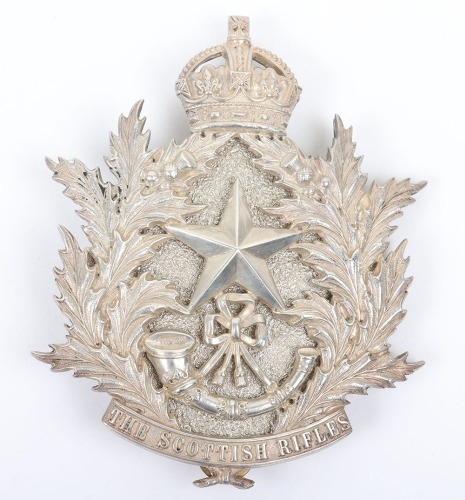 * Post 1902 Cameronians (Scottish Rifles) Officers Cross Belt Plate