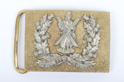 * Royal Scots Fusiliers Officers Waist Belt Clasp