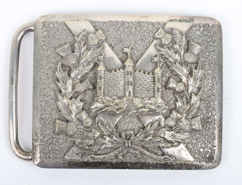* Volunteer Battalion Kings Own Scottish Borderers Officers Waist Belt Clasp