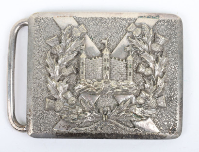 * Volunteer Battalion Kings Own Scottish Borderers Officers Waist Belt Clasp