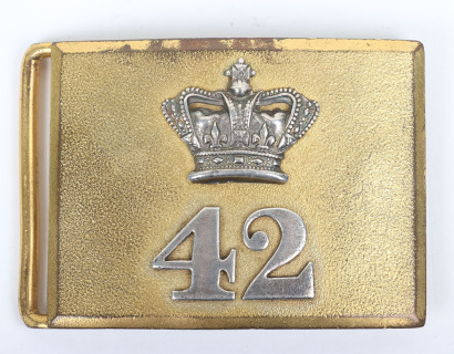 * Victorian 42nd Regiment of Foot Officers Waist Belt Clasp