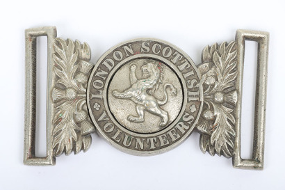 * London Scottish Volunteers Waist Belt Clasp