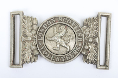 * London Scottish Volunteers Waist Belt Clasp
