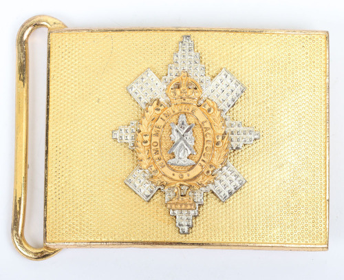 * Royal Highlanders The Black Watch Officers Waist Belt Clasp