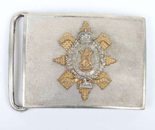* Royal Highlanders The Black Watch Militia Officers Waist Belt Clasp