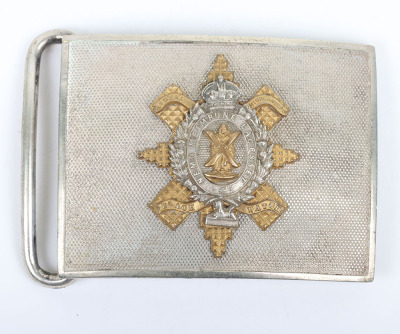 * Royal Highlanders The Black Watch Militia Officers Waist Belt Clasp