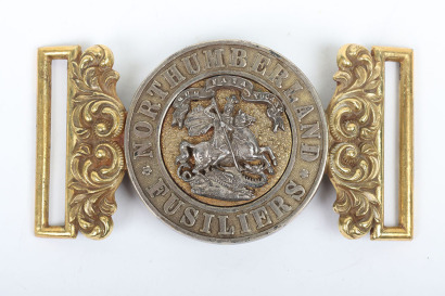 * Victorian Northumberland Fusiliers Officers Waist Belt Clasp