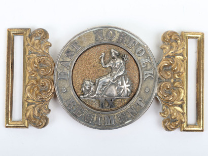 * Victorian 9th (East Norfolk) Regiment of Foot Waist Belt Clasp