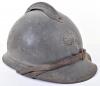 WW1 French Battle-Damaged Adrian Pattern Combat Helmet - 2