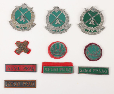 Rare Collection of Badges and Insignia of the Senoi Praaq in the Malayan Emergency - 2