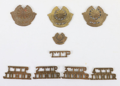 Collection of Badges and Shoulder Titles of the Malay Territorial Army - 2