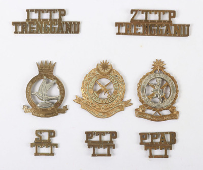 Collection of Badges and Shoulder Titles of the Malay Territorial Army - 4