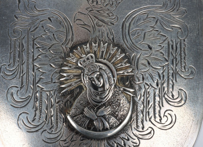 WW2 Polish Our Lady of Czestochowa Gorget - 2