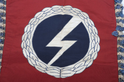Extremely Rare British Union of Fascists (B.U.F) Political Rally Banner / Standarte - 2