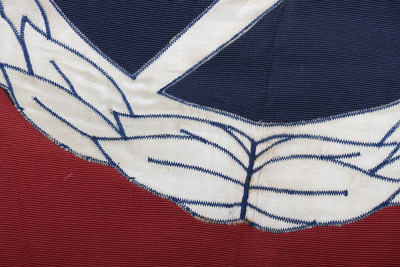 Extremely Rare British Union of Fascists (B.U.F) Political Rally Banner / Standarte - 4