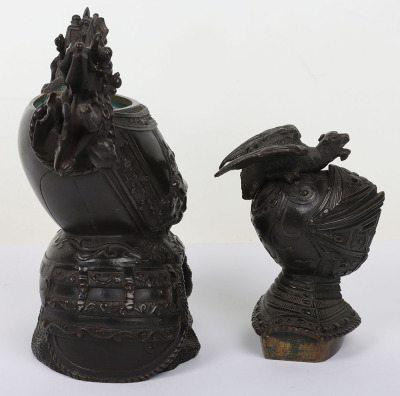 French Cast Brass Desk Ornament in the Form of an Armoured Torso - 4