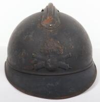 WW1 French Artillery Adrian Pattern Steel Helmet