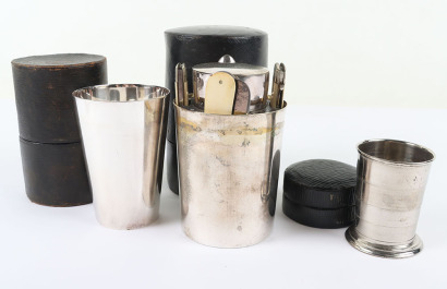 British Officers Campaign Drinking Cup and Cutlery Set