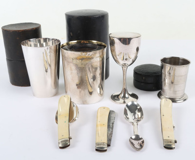 British Officers Campaign Drinking Cup and Cutlery Set - 2