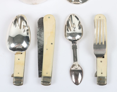 British Officers Campaign Drinking Cup and Cutlery Set - 4