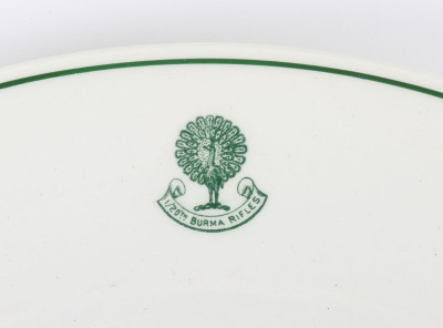 Indian Army 10th Bengal Native Infantry Mess China Plate by Copeland & Garrett 1833-47 - 2