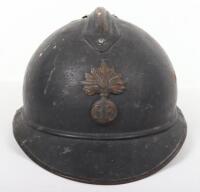 WW1 French Infantry Adrian Pattern Steel Combat Helmet