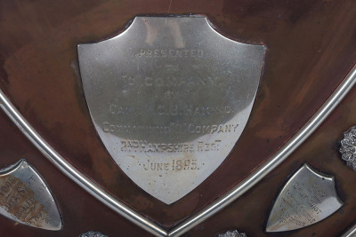 2nd Battalion The Hampshire Regiment Shooting Prize Shield - 6