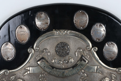 1st Battalion Hampshire Regiment Inter Company Cross Country Championship Prize Shield - 2