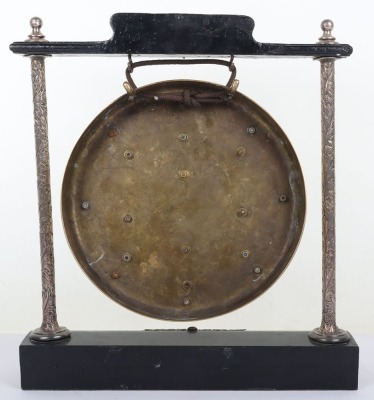 * Seaforth Highlanders Presentation Officers Mess Table Gong, - 6