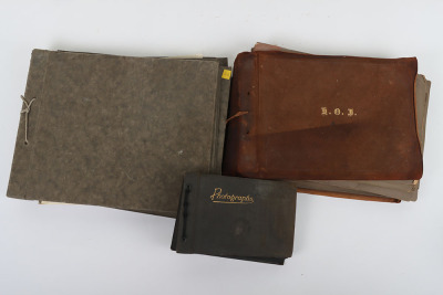 Large Collection of WW1 / WW2 Royal Navy Photographs in Period Mounted Albums, 1900&rsquo;s &ndash; 1940&rsquo;s. Lt Cdr, H. O. Joyce DSC & Bar