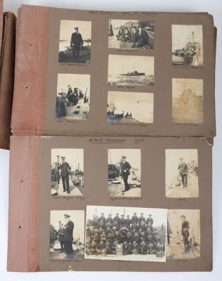 Large Collection of WW1 / WW2 Royal Navy Photographs in Period Mounted Albums, 1900&rsquo;s &ndash; 1940&rsquo;s. Lt Cdr, H. O. Joyce DSC & Bar - 3