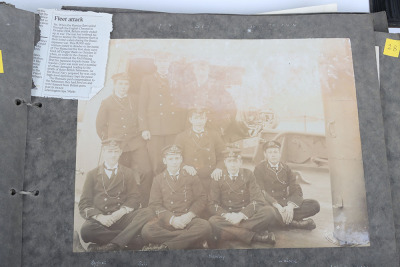 Large Collection of WW1 / WW2 Royal Navy Photographs in Period Mounted Albums, 1900&rsquo;s &ndash; 1940&rsquo;s. Lt Cdr, H. O. Joyce DSC & Bar - 7