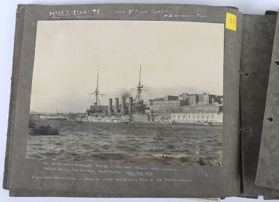 Large Collection of WW1 / WW2 Royal Navy Photographs in Period Mounted Albums, 1900&rsquo;s &ndash; 1940&rsquo;s. Lt Cdr, H. O. Joyce DSC & Bar - 9