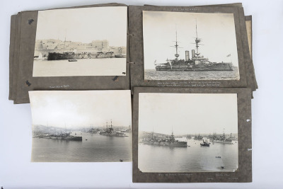 Large Collection of WW1 / WW2 Royal Navy Photographs in Period Mounted Albums, 1900&rsquo;s &ndash; 1940&rsquo;s. Lt Cdr, H. O. Joyce DSC & Bar - 13