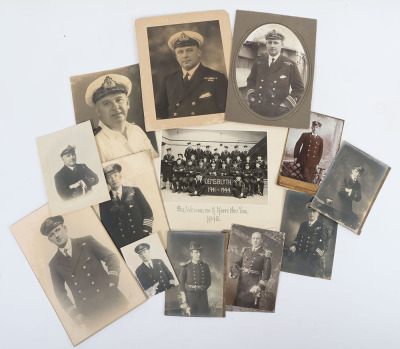 Large Collection of WW1 / WW2 Royal Navy Photographs in Period Mounted Albums, 1900&rsquo;s &ndash; 1940&rsquo;s. Lt Cdr, H. O. Joyce DSC & Bar - 16