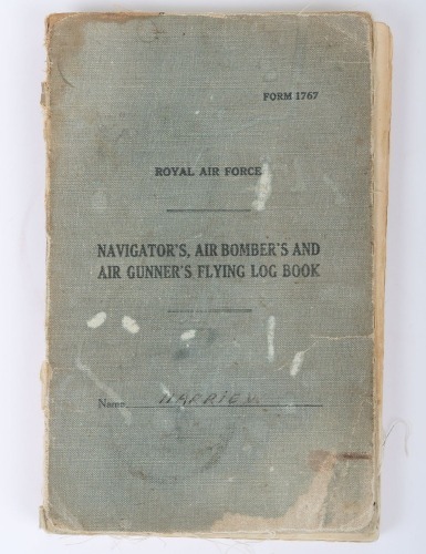 WW2 RAF Logbook 148 (Special Duties) Squadron, W/OP with 47 Operations Logged, Resistance/SOE interest, 1944