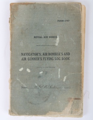 WW2 RAF Logbook 148 (Special Duties) Squadron, W/OP with 47 Operations Logged, Resistance/SOE interest, 1944