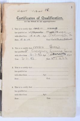 WW2 RAF Logbook 148 (Special Duties) Squadron, W/OP with 47 Operations Logged, Resistance/SOE interest, 1944 - 3