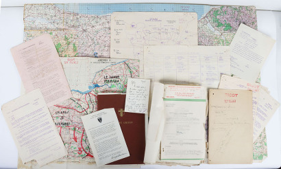 Historically Important Operation Overlord D-Day Invasion Plans, Maps, Documents and Intelligence Reports of Huge Historical Significance. SAS & US Airborne Divisions Interest